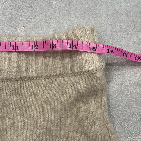 [M]Banana Republic Tulsi Sweater Skirt Everest Oatmeal Black Stripe A-Line - Picture 10 of 12